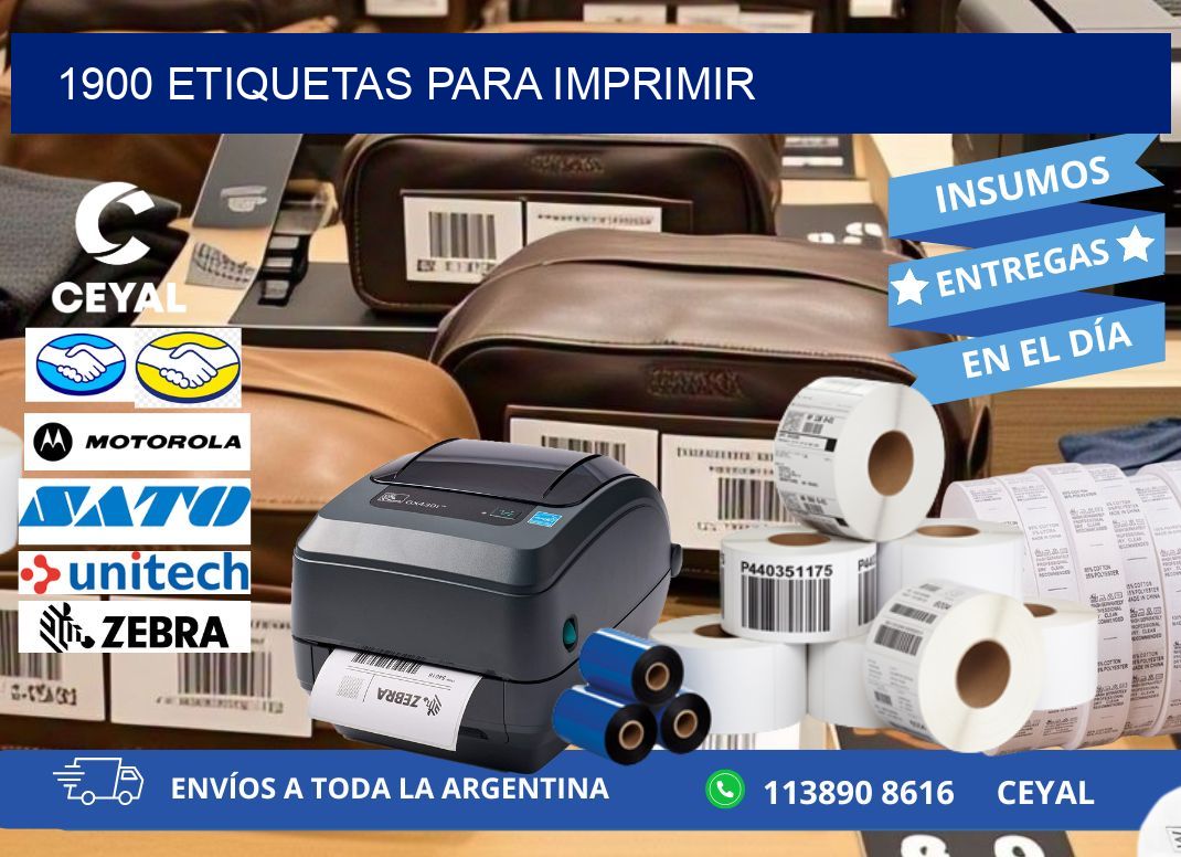 1900 etiquetas para imprimir