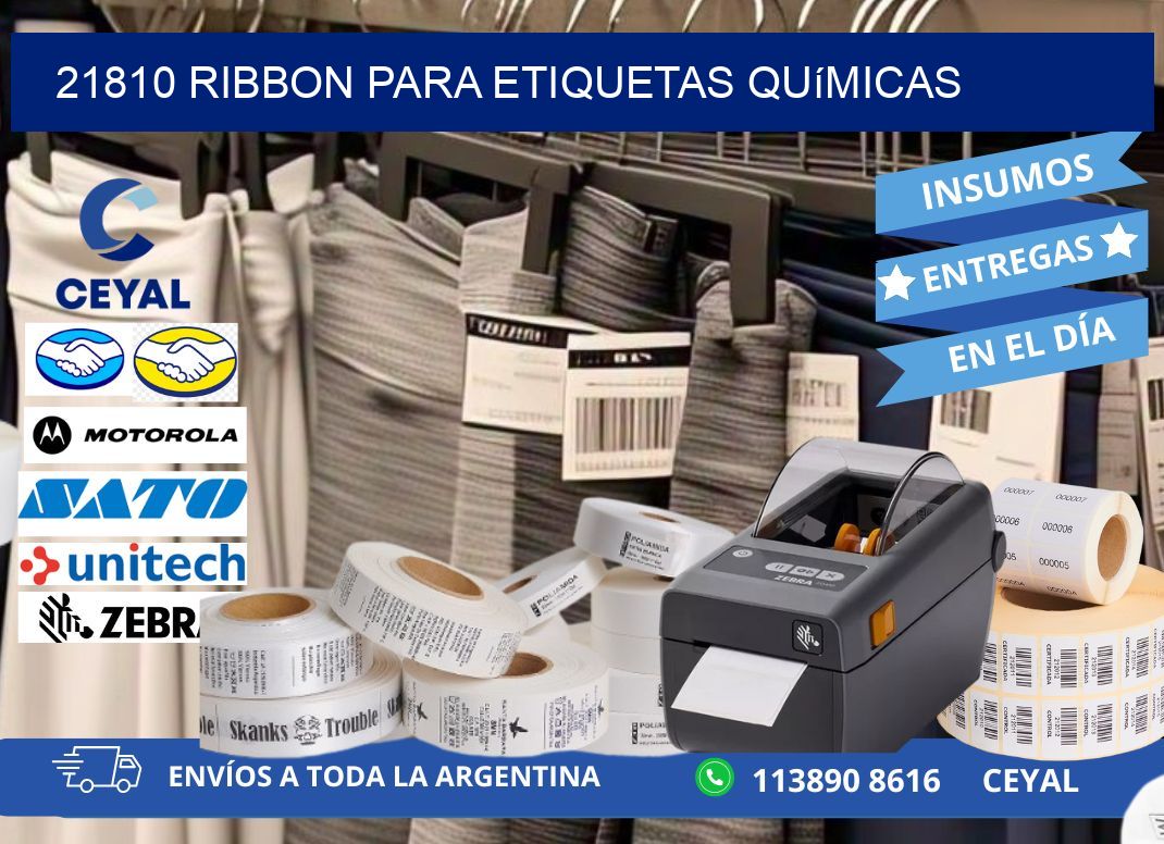 21810 ribbon para etiquetas químicas