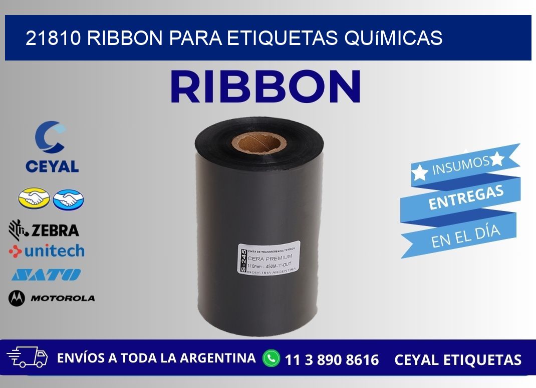 21810 ribbon para etiquetas químicas
