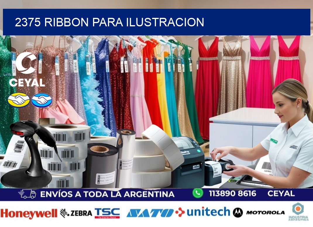2375 ribbon para ilustracion