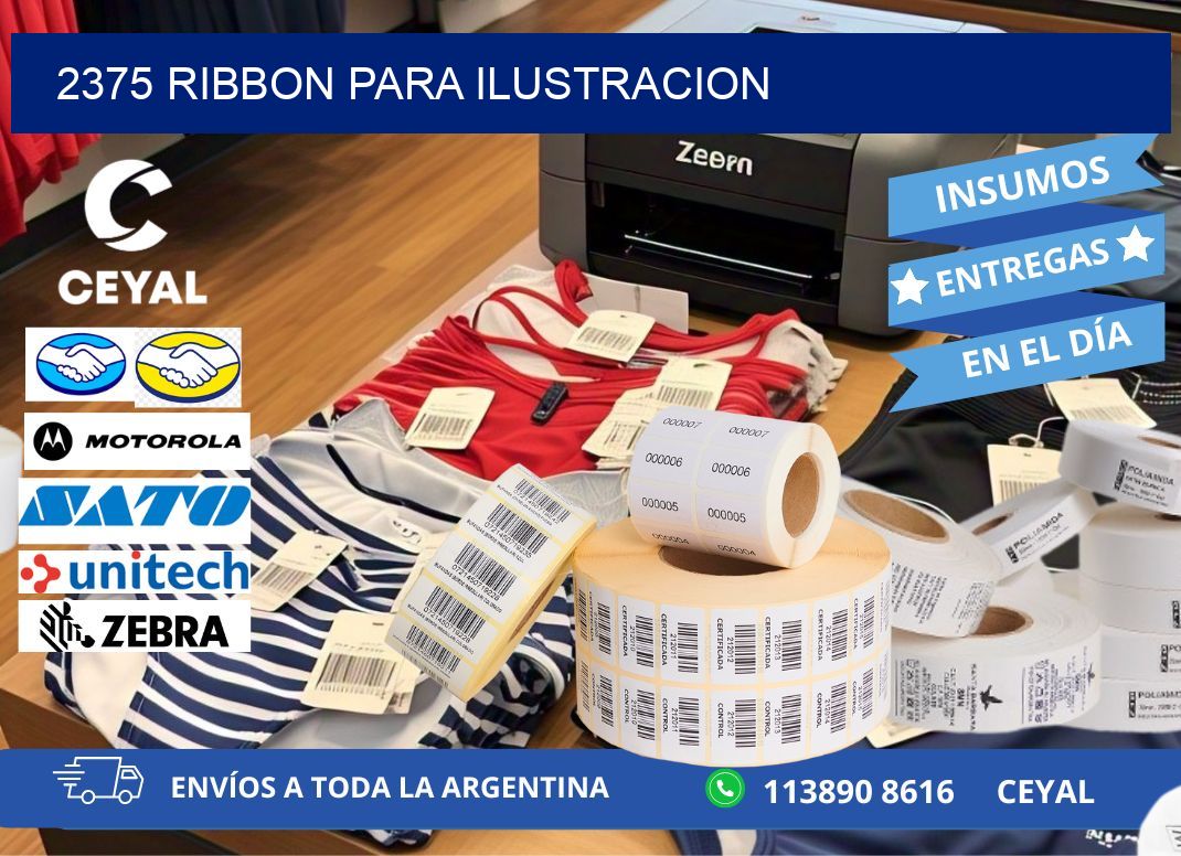 2375 ribbon para ilustracion