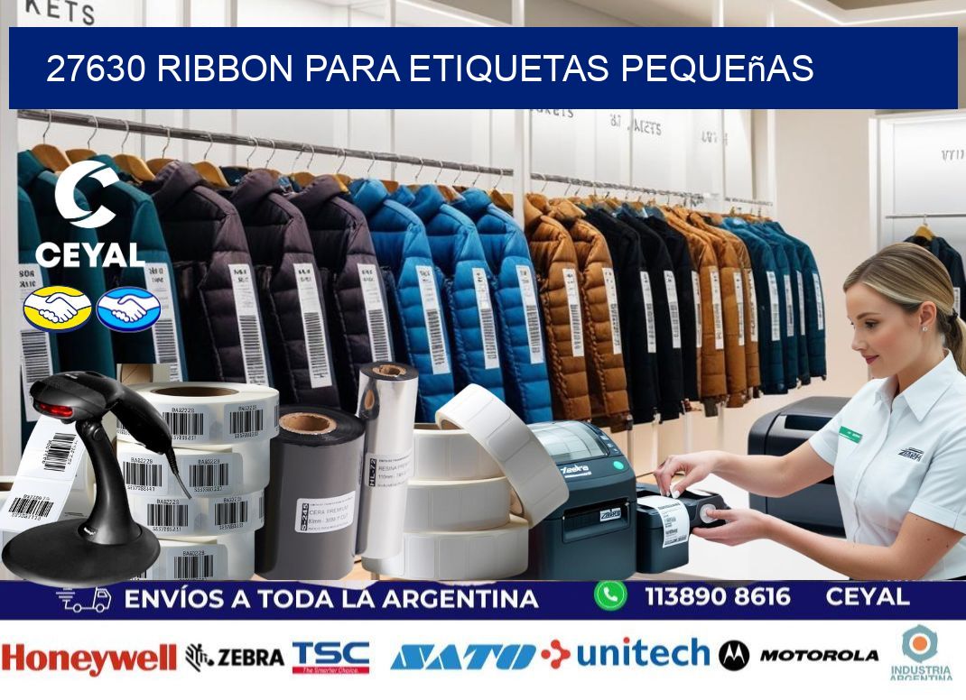 27630 ribbon para etiquetas pequeñas