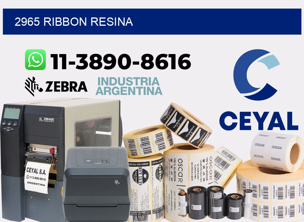 2965 ribbon resina