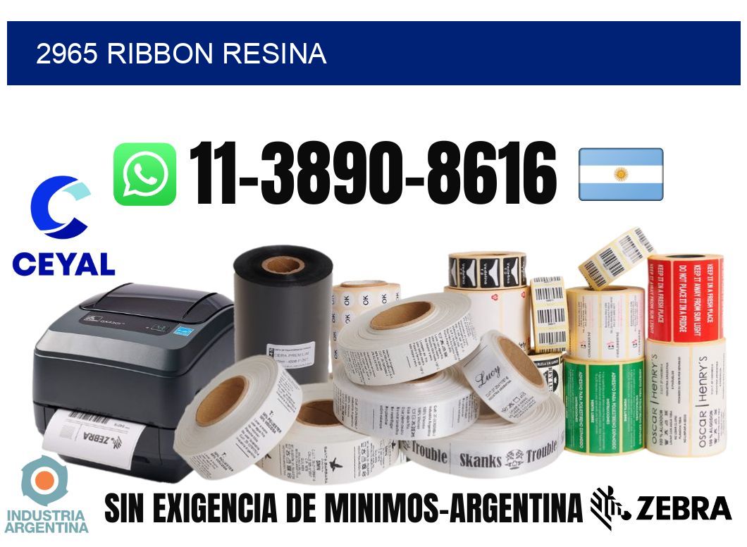 2965 ribbon resina