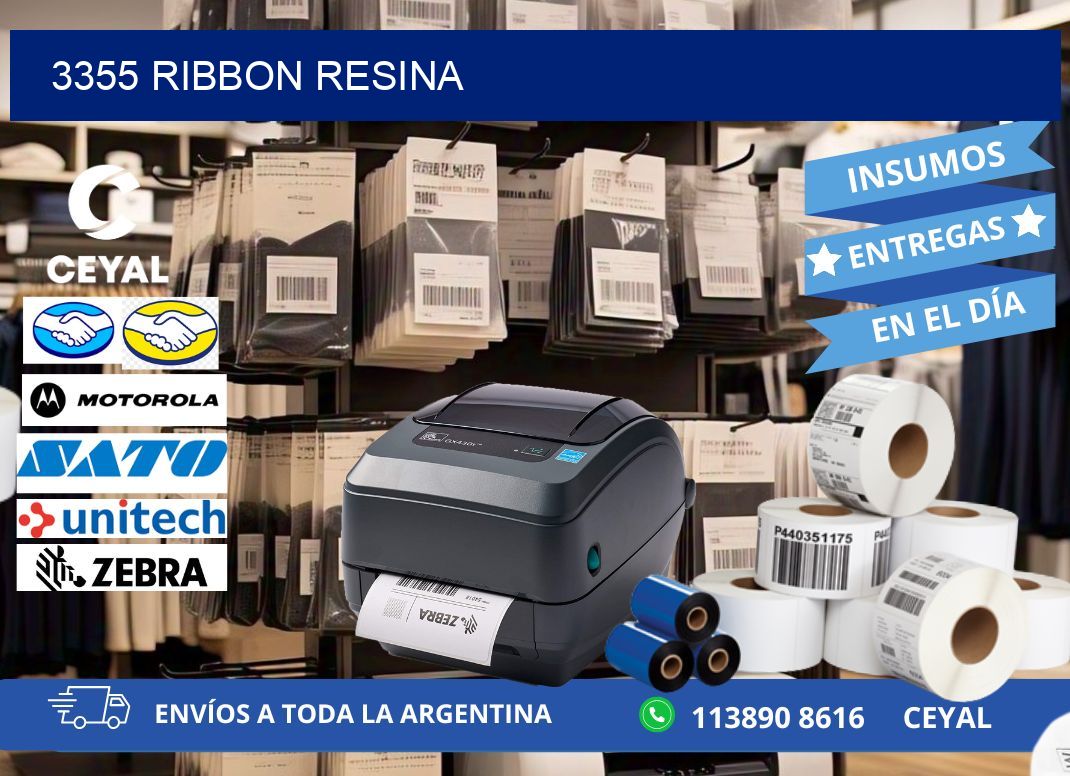 3355 ribbon resina