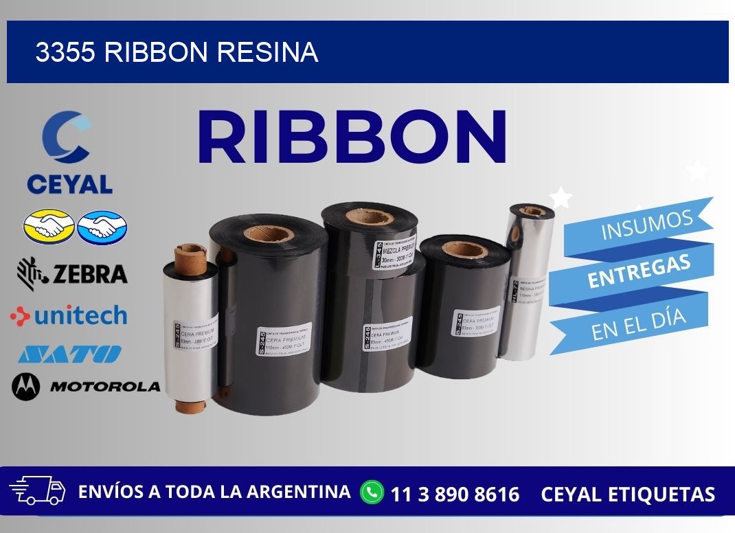 3355 ribbon resina