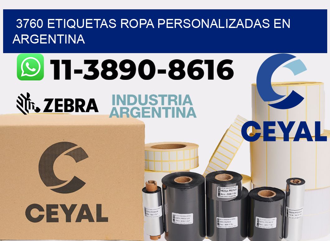 3760 Etiquetas ropa personalizadas en Argentina