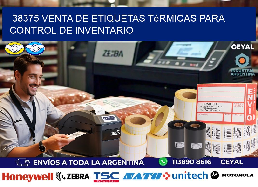 38375 venta de etiquetas térmicas para control de inventario