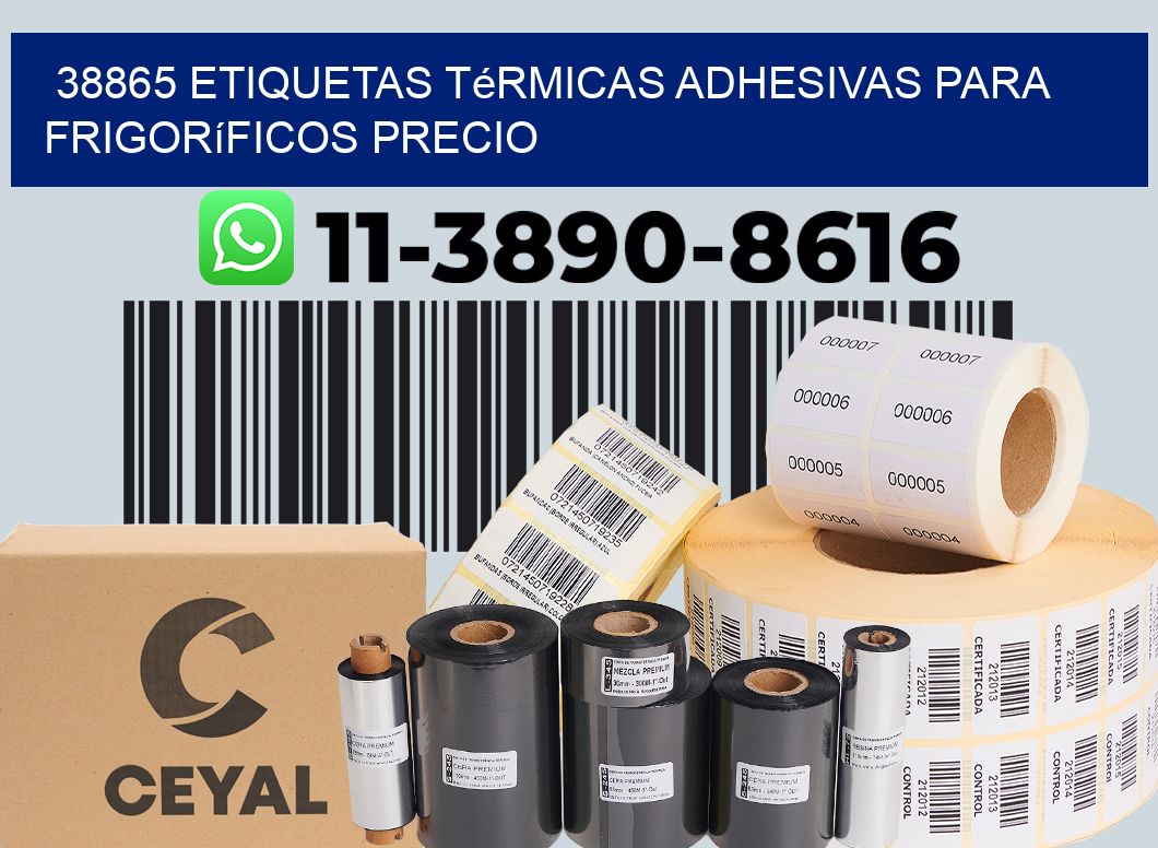 38865 etiquetas térmicas adhesivas para frigoríficos precio