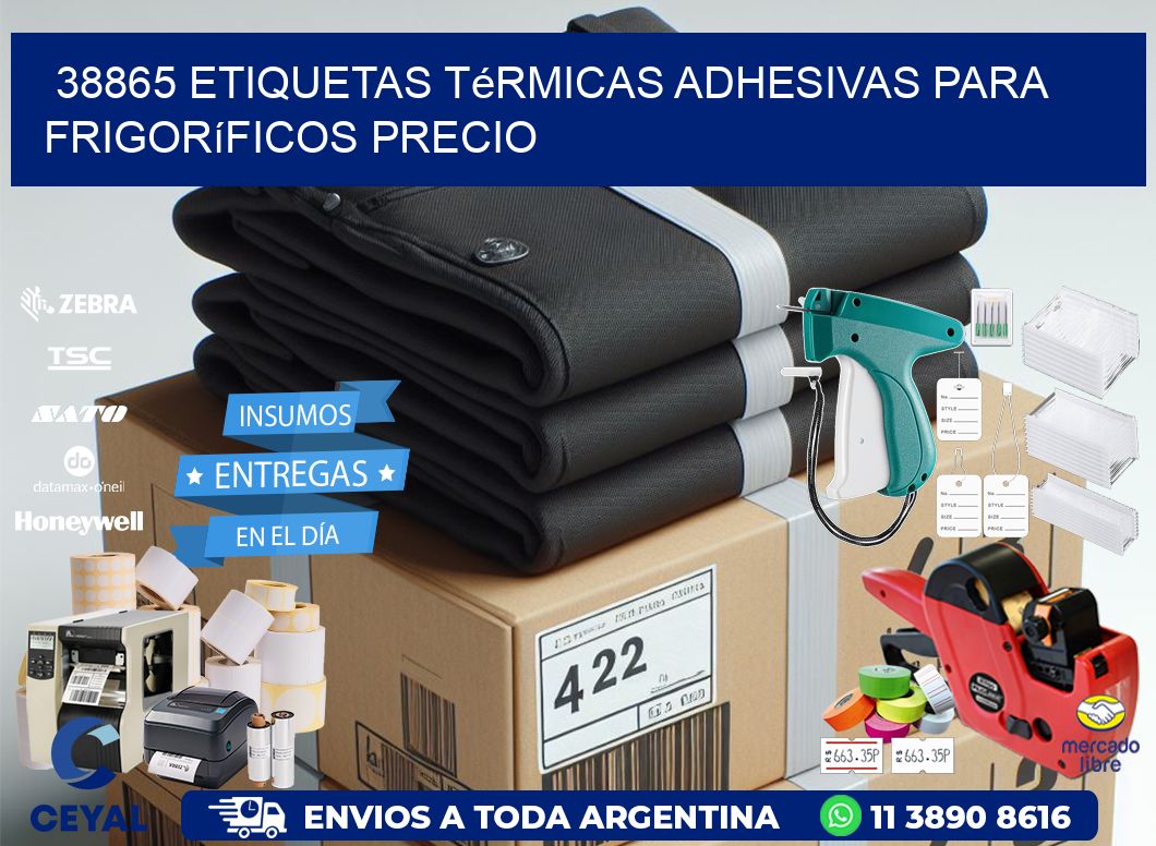 38865 etiquetas térmicas adhesivas para frigoríficos precio