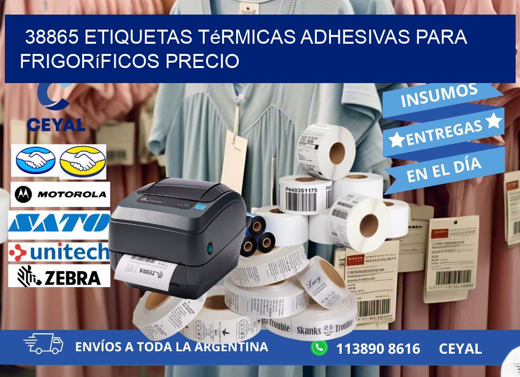 38865 etiquetas térmicas adhesivas para frigoríficos precio