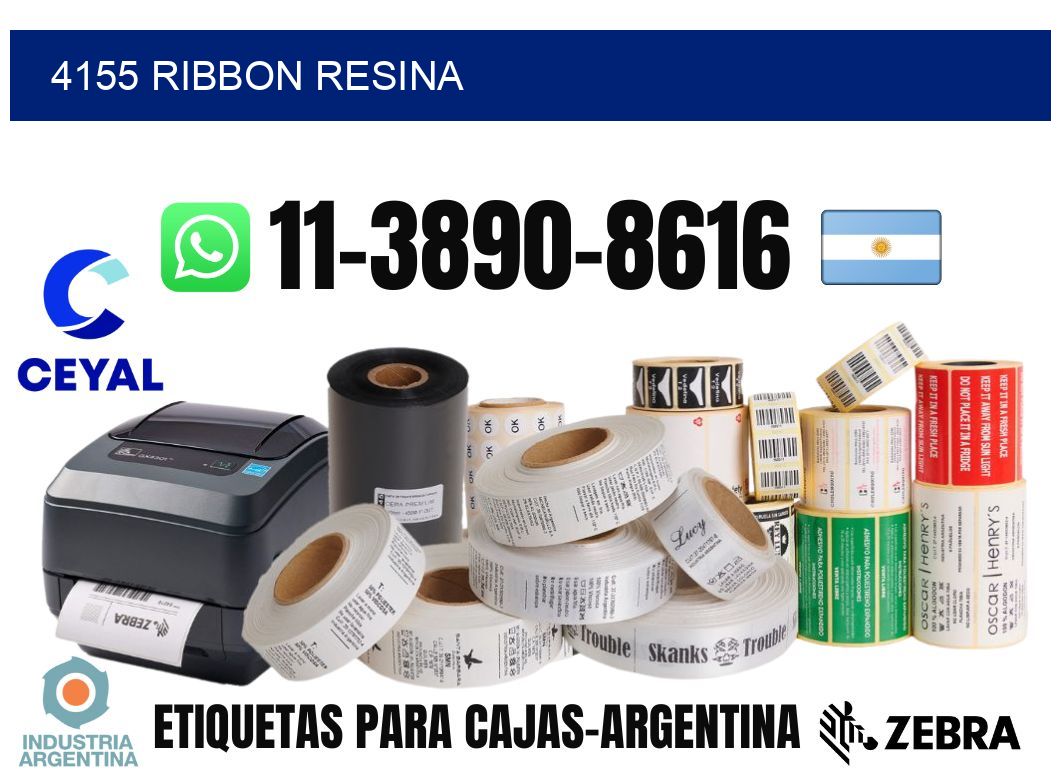 4155 ribbon resina