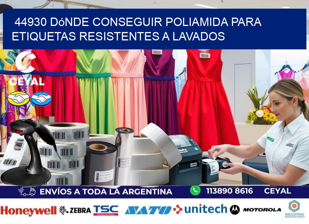 44930 dónde conseguir poliamida para etiquetas resistentes a lavados