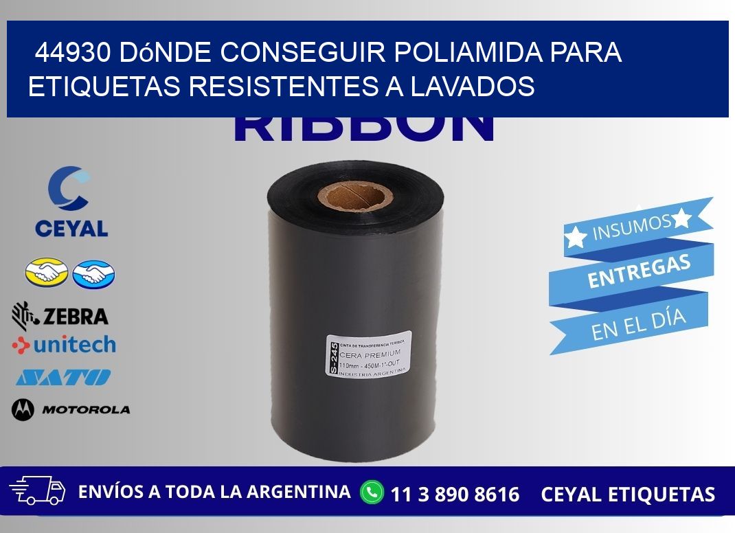 44930 dónde conseguir poliamida para etiquetas resistentes a lavados