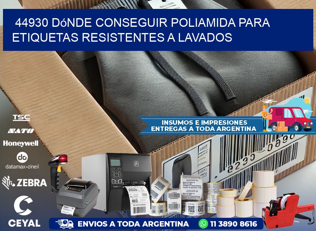 44930 dónde conseguir poliamida para etiquetas resistentes a lavados