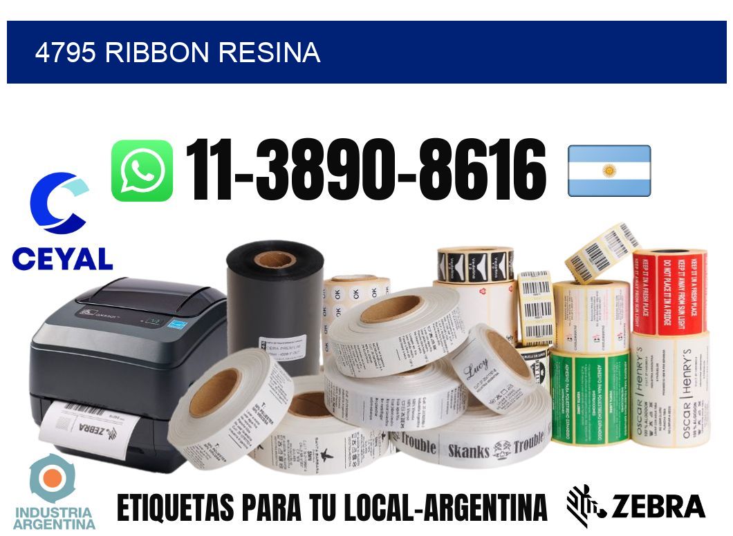 4795 ribbon resina