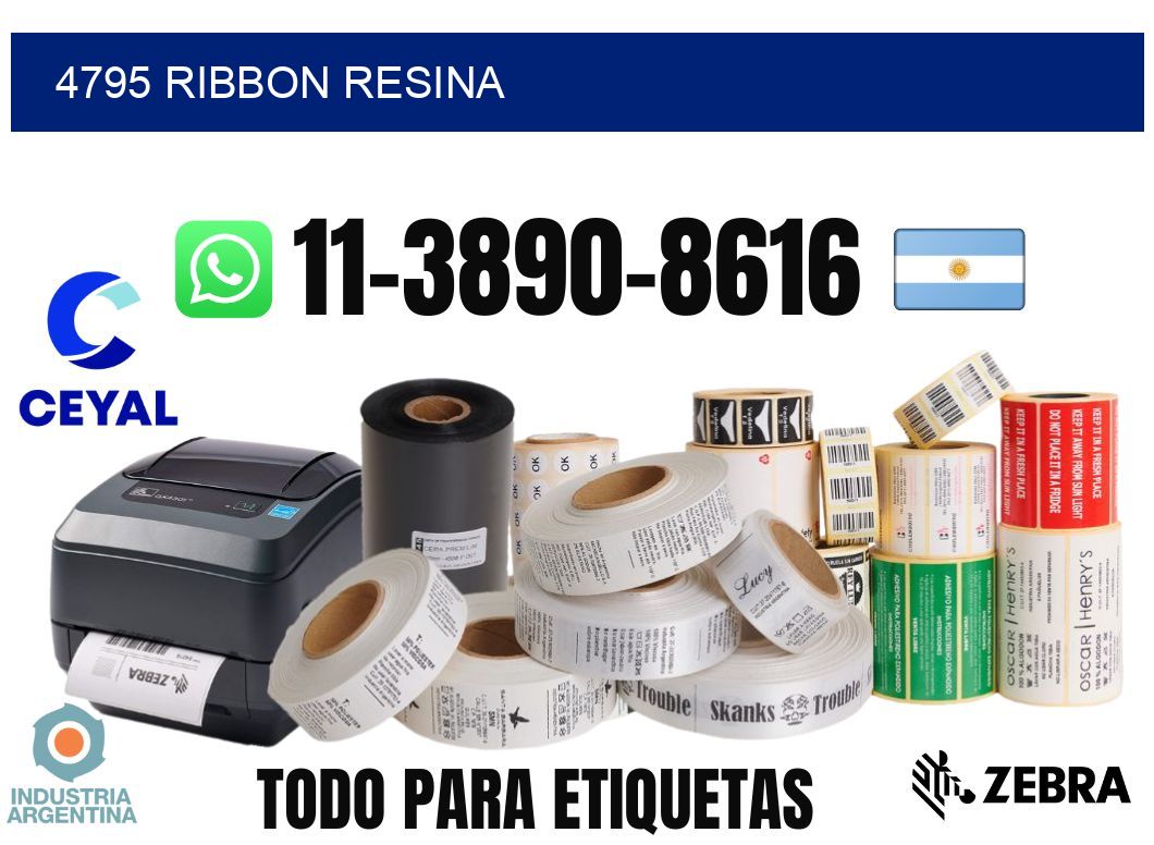 4795 ribbon resina
