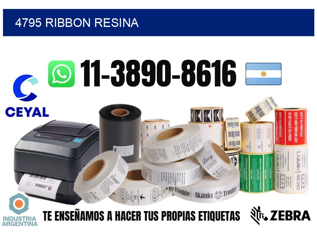 4795 ribbon resina