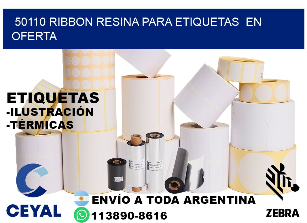 50110 ribbon resina para etiquetas  en oferta
