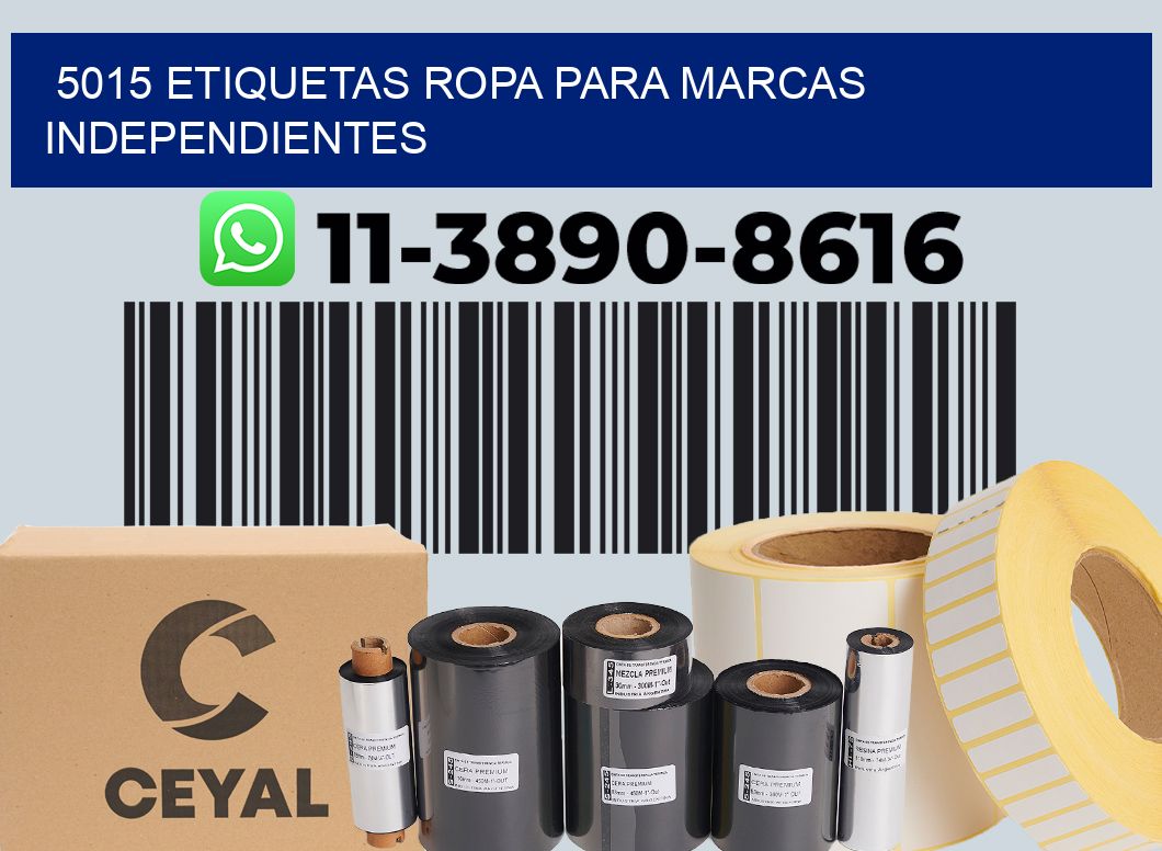 5015 Etiquetas ropa para marcas independientes