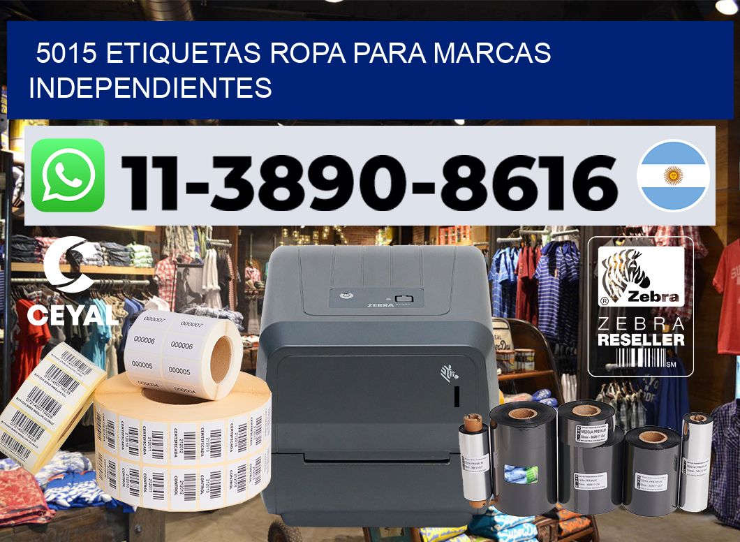5015 Etiquetas ropa para marcas independientes