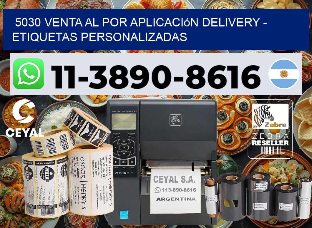 5030 Venta al Por Aplicación delivery – Etiquetas Personalizadas