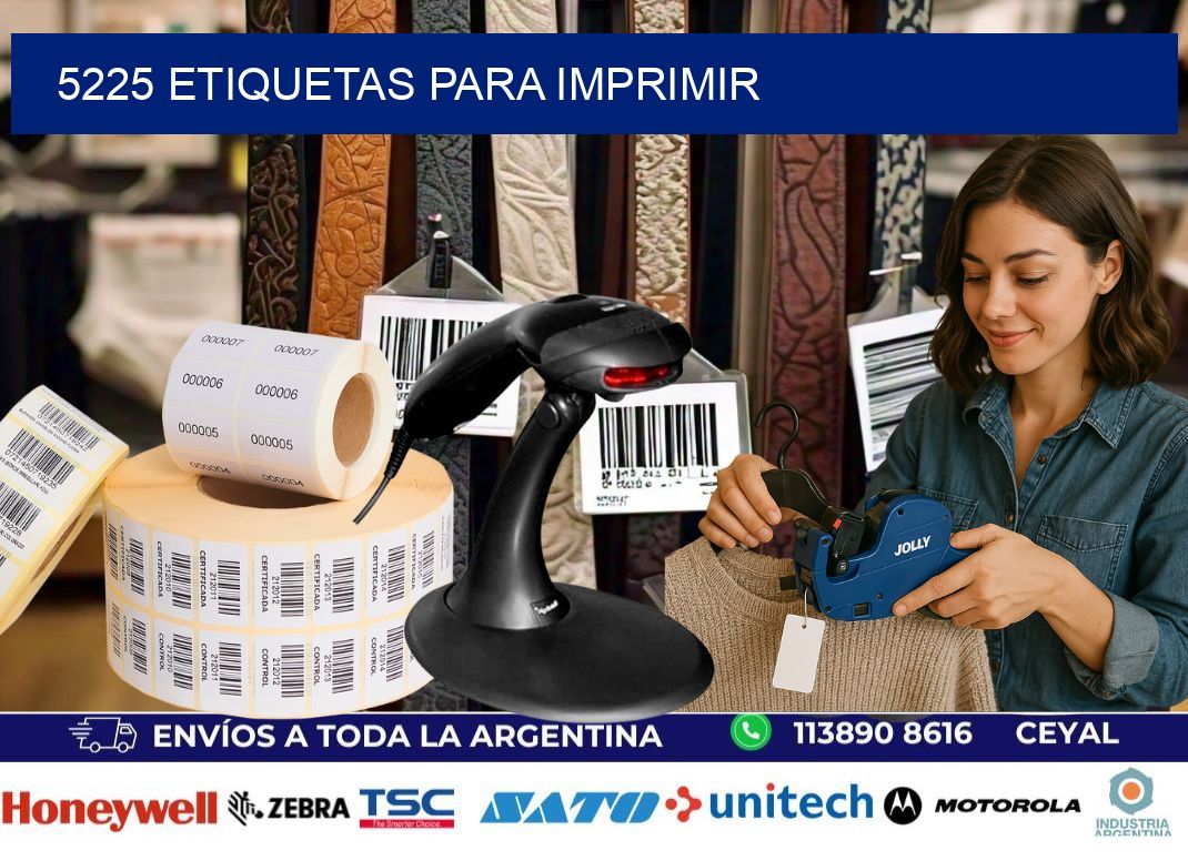 5225 etiquetas para imprimir
