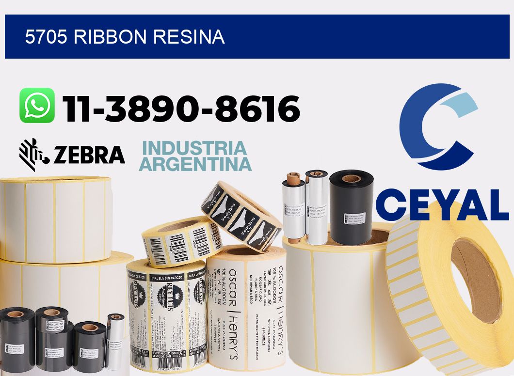 5705 ribbon resina