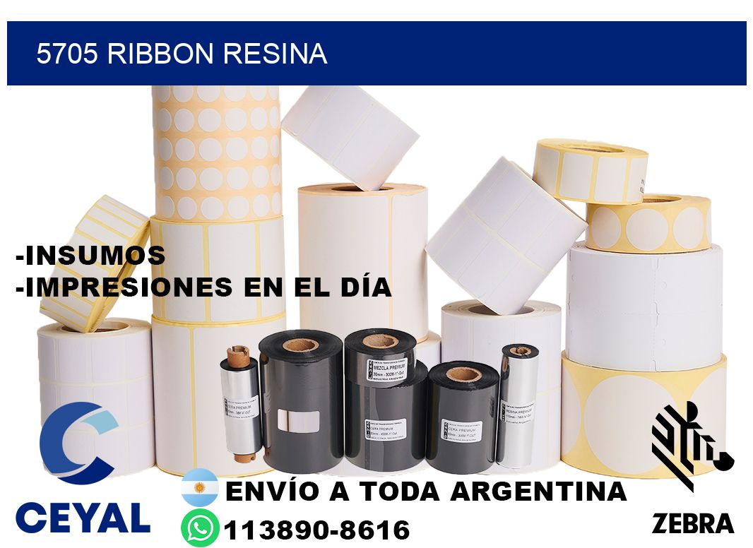 5705 ribbon resina