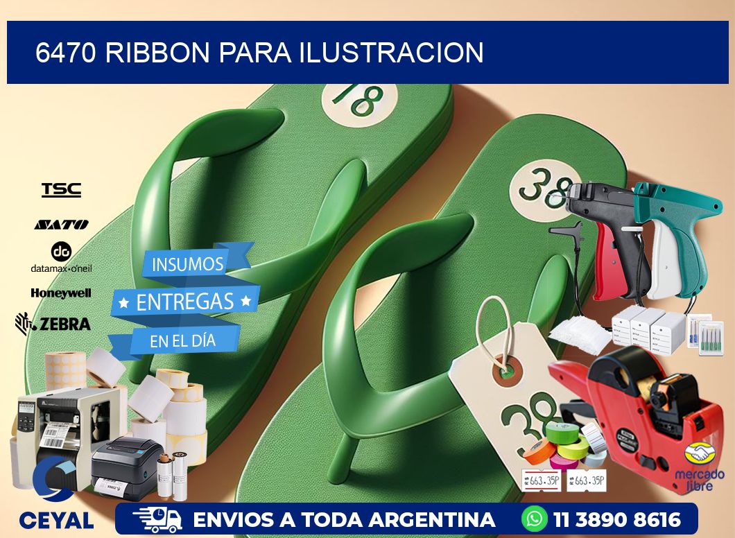 6470 ribbon para ilustracion