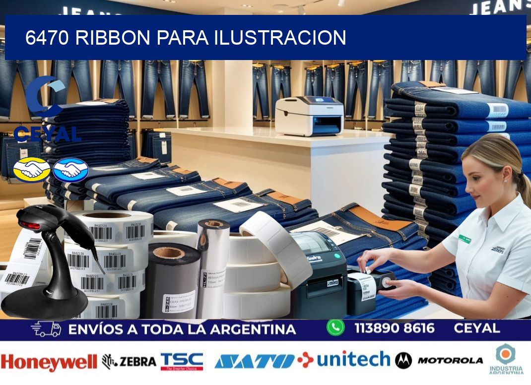 6470 ribbon para ilustracion