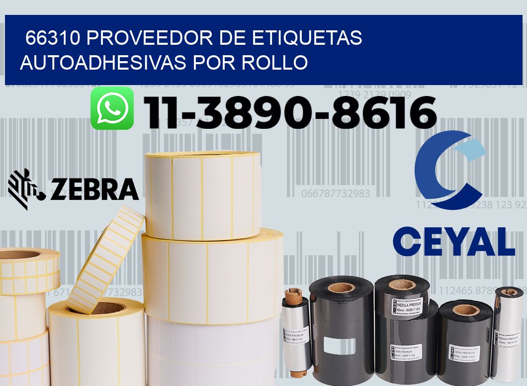66310 proveedor de etiquetas  autoadhesivas por rollo