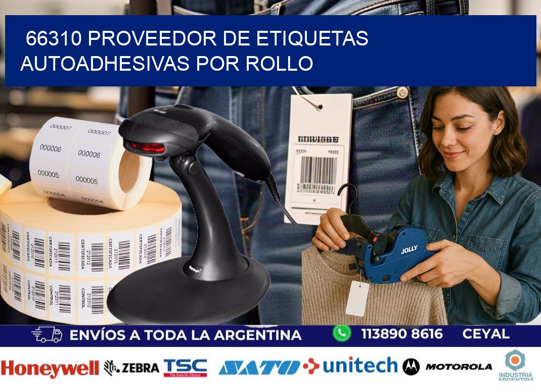66310 proveedor de etiquetas  autoadhesivas por rollo
