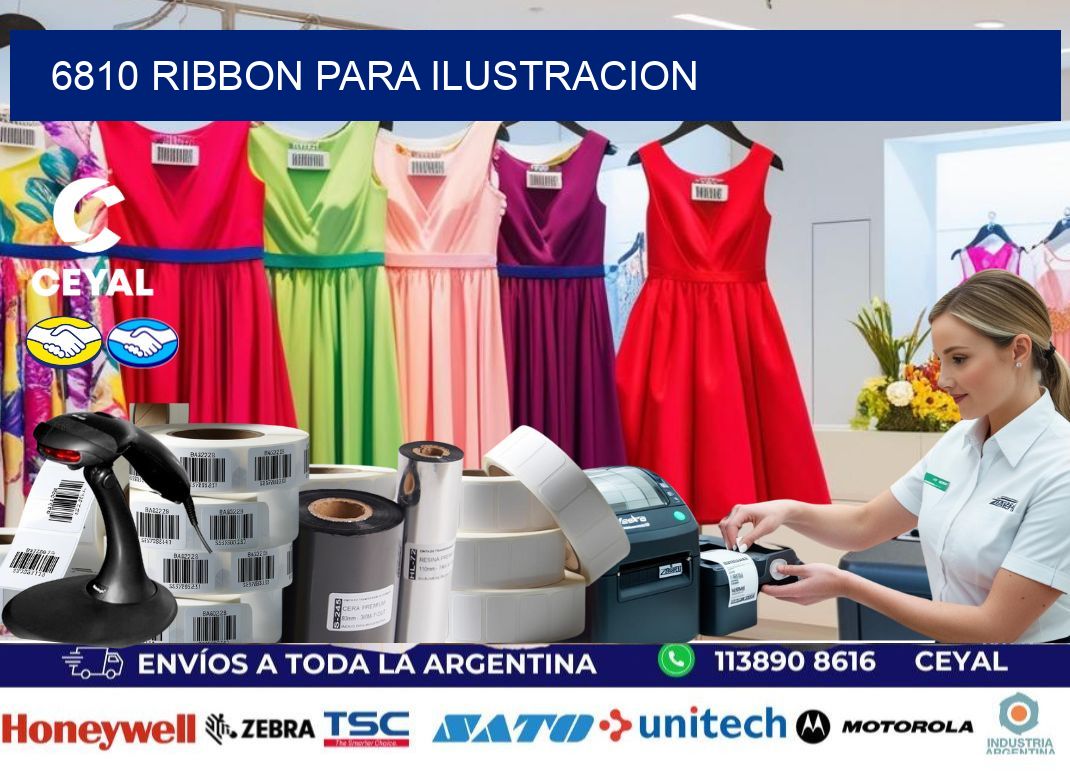 6810 ribbon para ilustracion