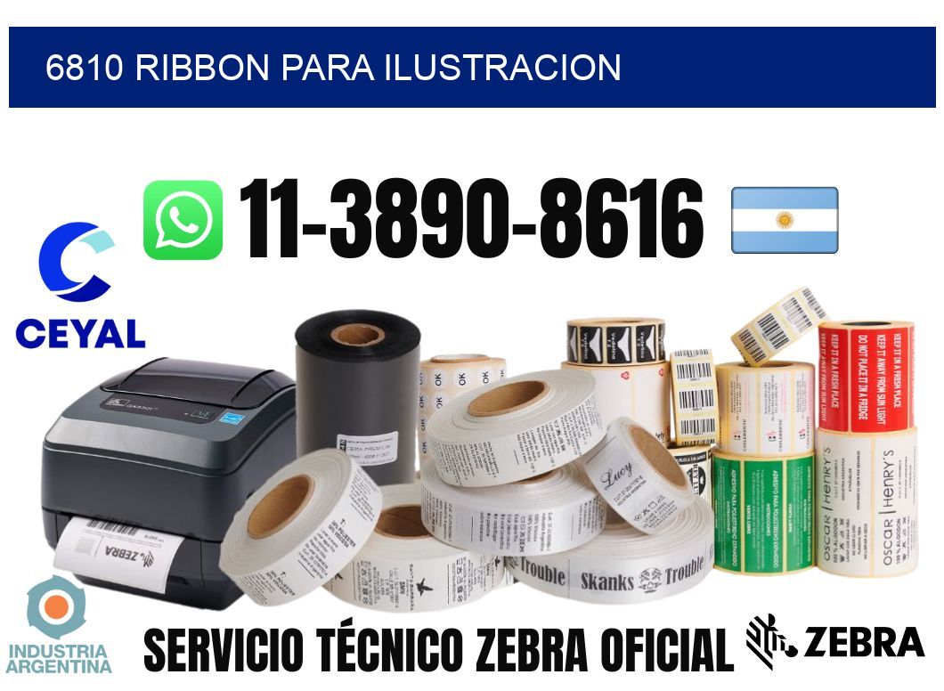 6810 ribbon para ilustracion