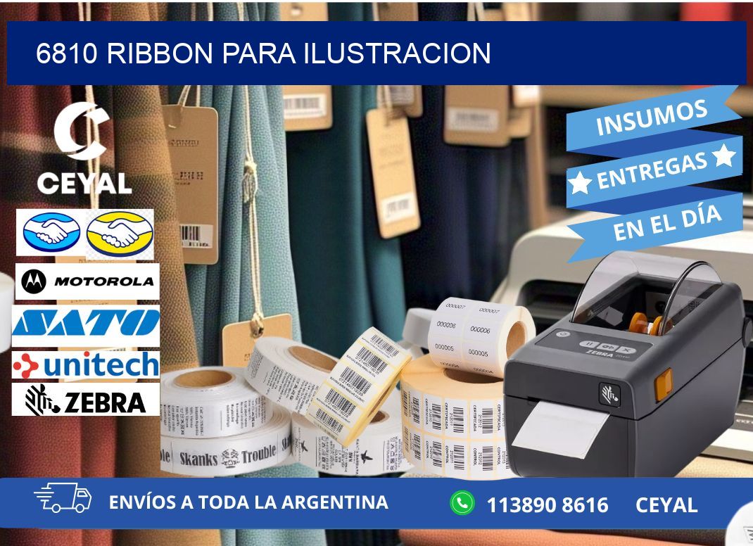 6810 ribbon para ilustracion