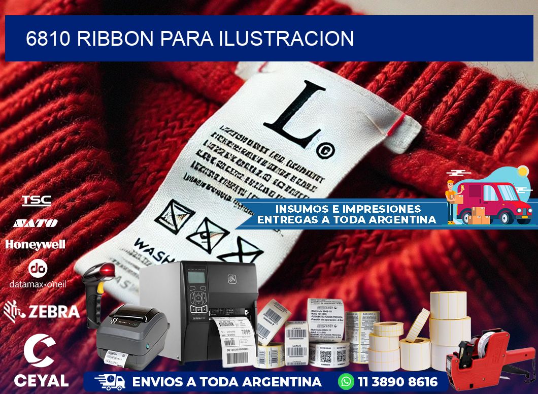 6810 ribbon para ilustracion