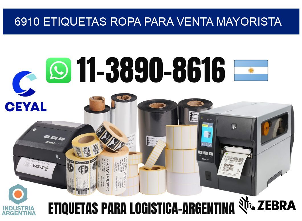 6910 Etiquetas ropa para venta mayorista
