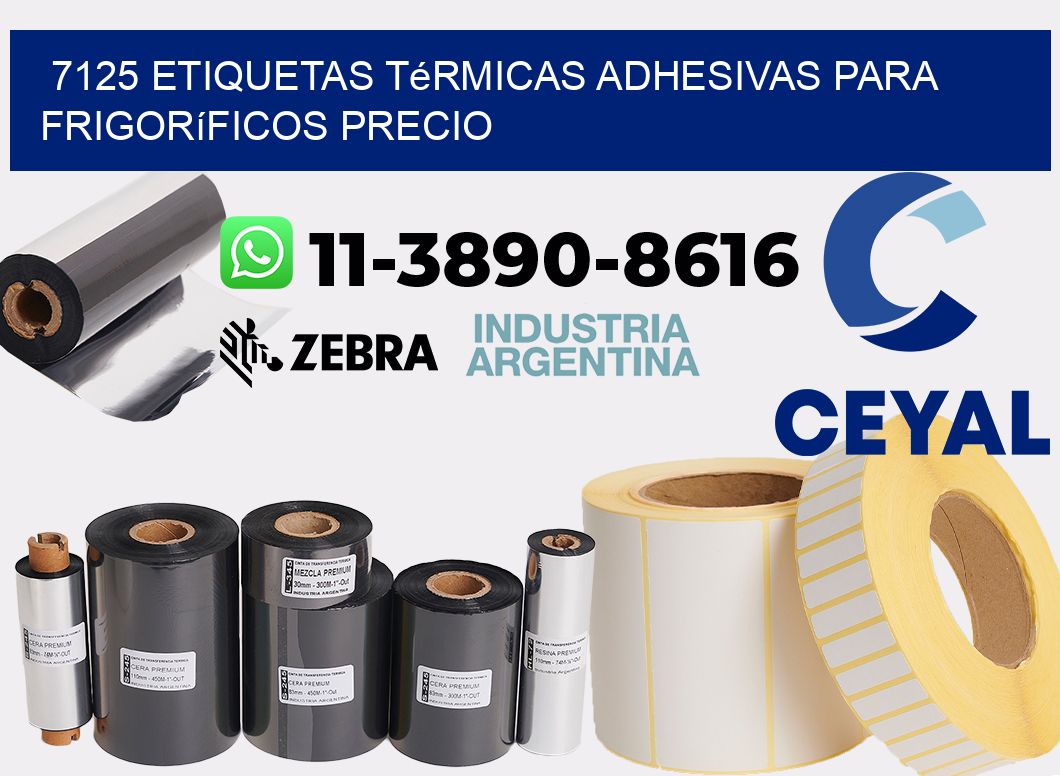 7125 etiquetas térmicas adhesivas para frigoríficos precio