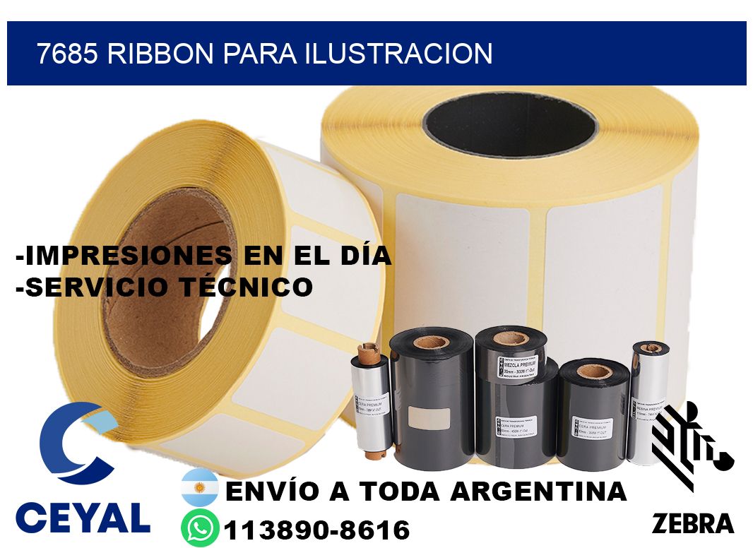 7685 ribbon para ilustracion