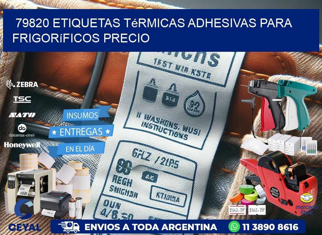 79820 etiquetas térmicas adhesivas para frigoríficos precio