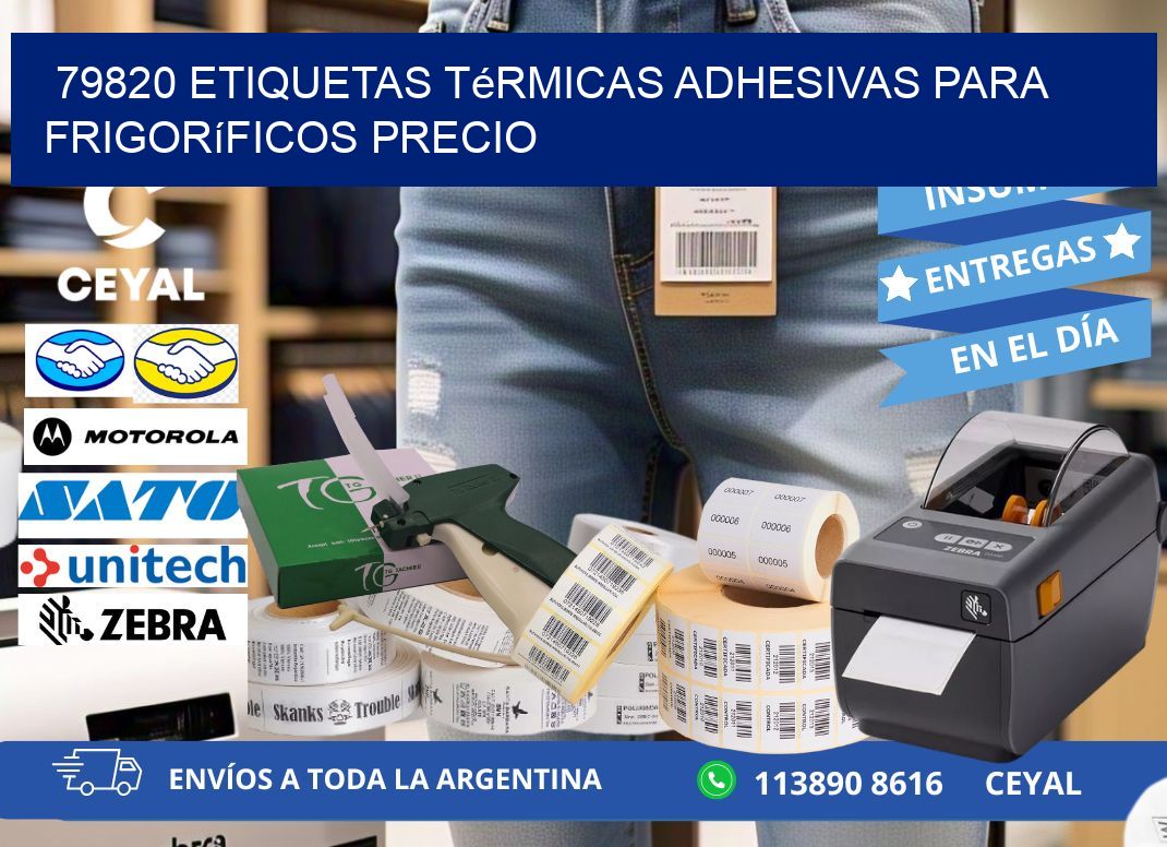 79820 etiquetas térmicas adhesivas para frigoríficos precio