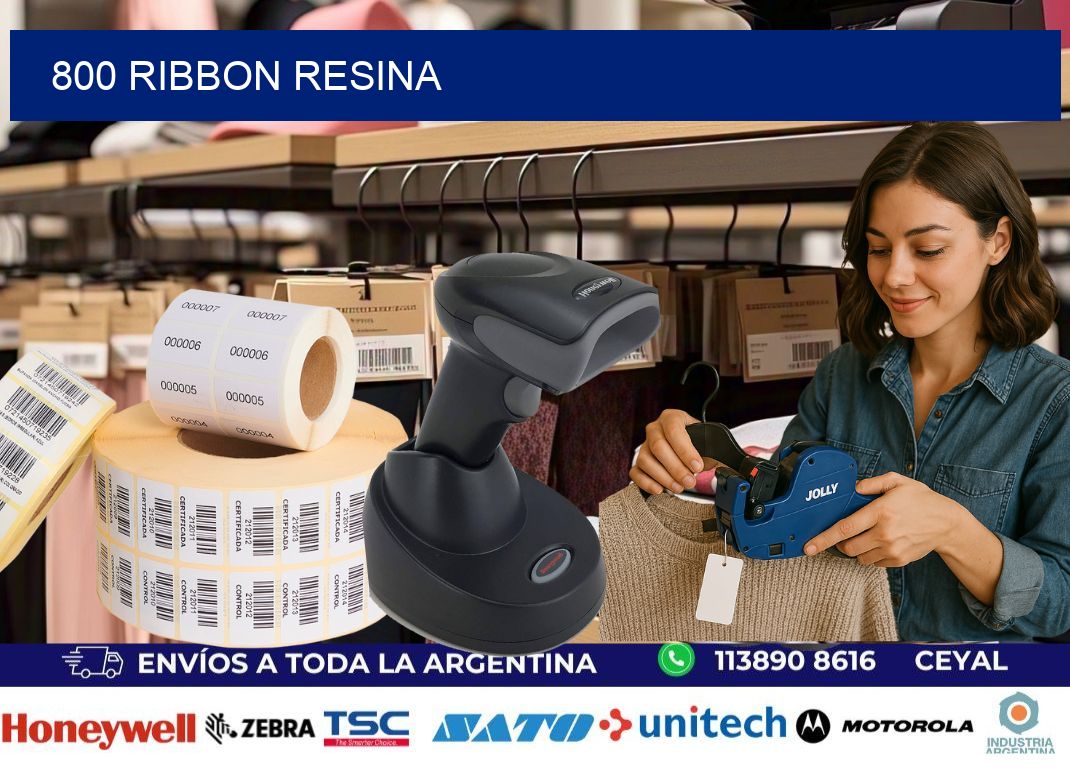 800 ribbon resina