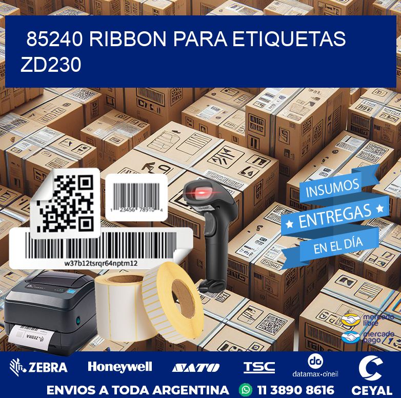 85240 ribbon para etiquetas zd230