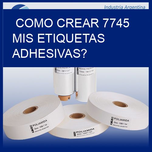 como crear 7745 mis etiquetas adhesivas?