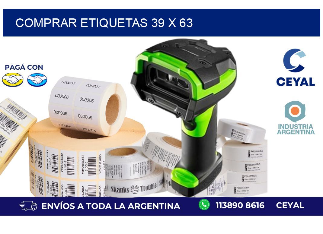 comprar etiquetas 39 x 63