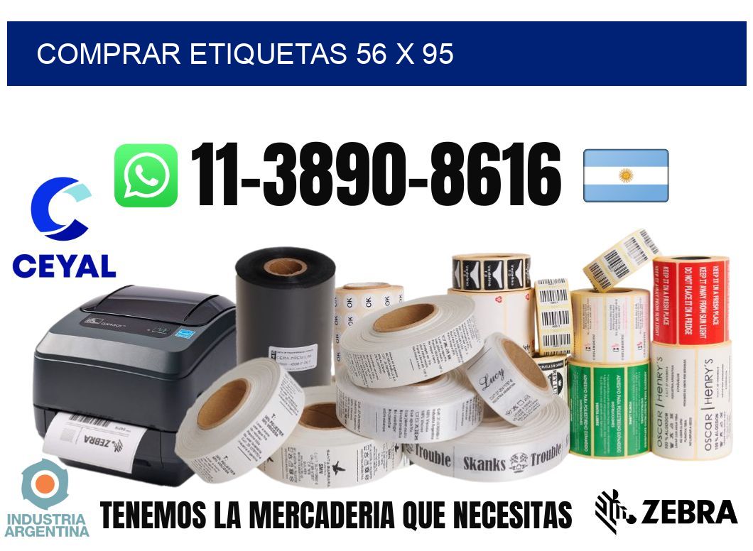 comprar etiquetas 56 x 95