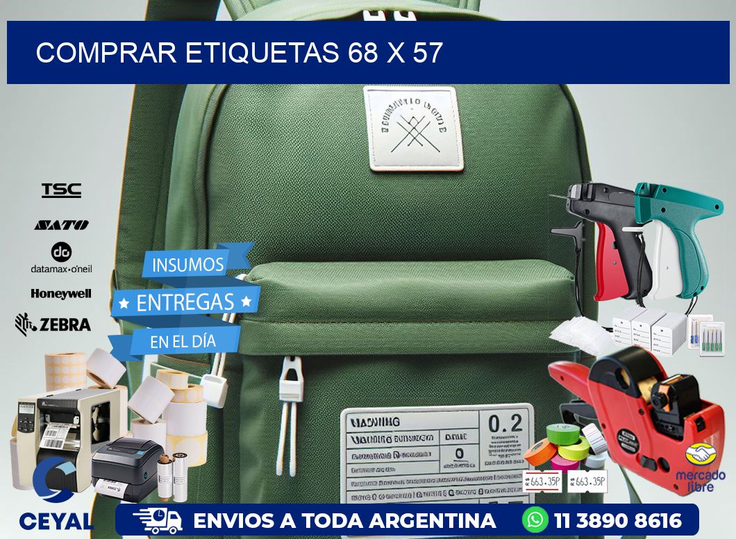 comprar etiquetas 68 x 57