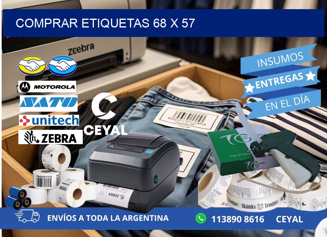 comprar etiquetas 68 x 57