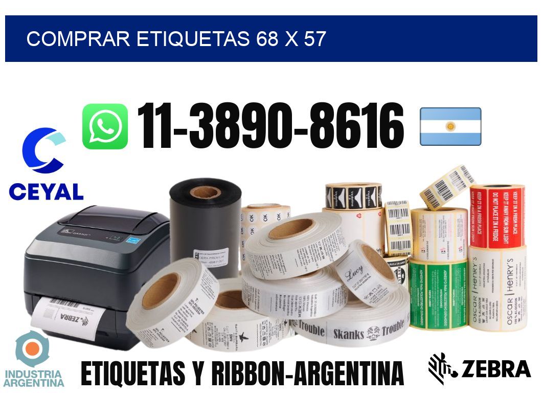 comprar etiquetas 68 x 57